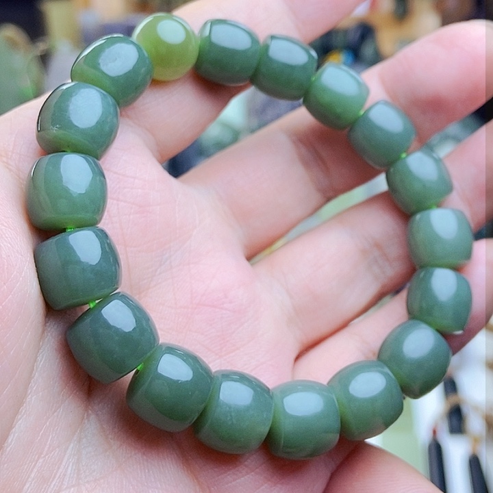 和田玉手串未镶嵌