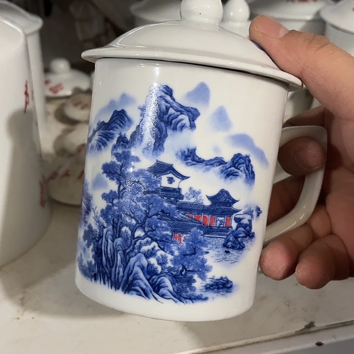 摆件陶景德镇陶瓷清仓处理福气摆件