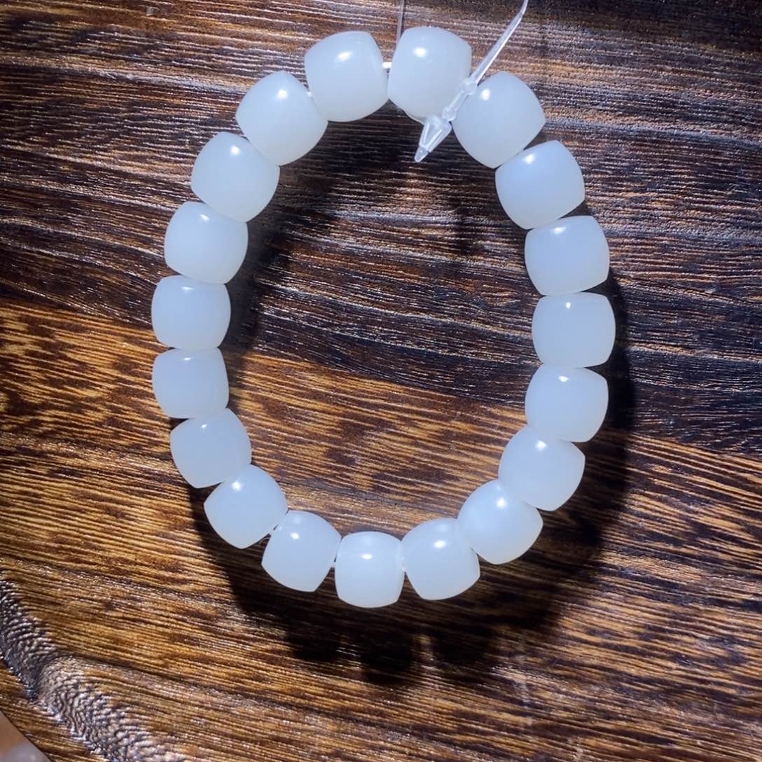 软玉手串未镶嵌卡12直切