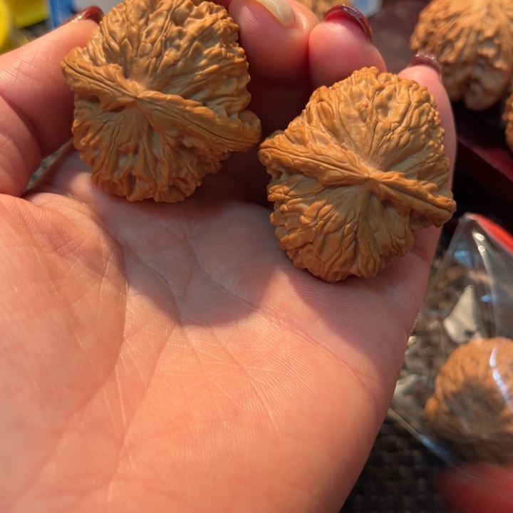 把件文玩核桃球白
