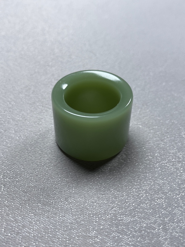 浅且末蓝  扳指 内径 22mm