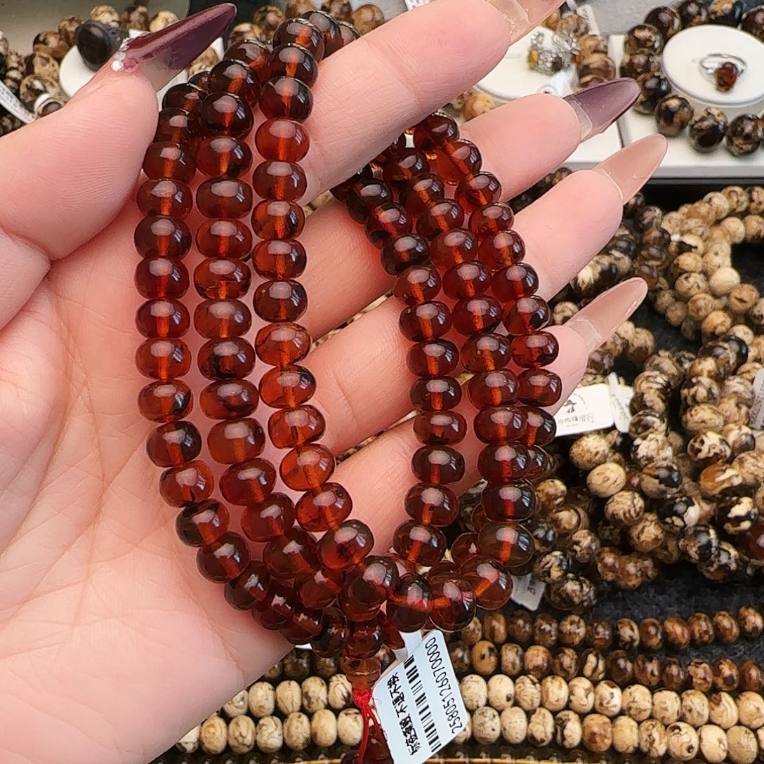 琥珀未镶嵌手链抚顺琥珀