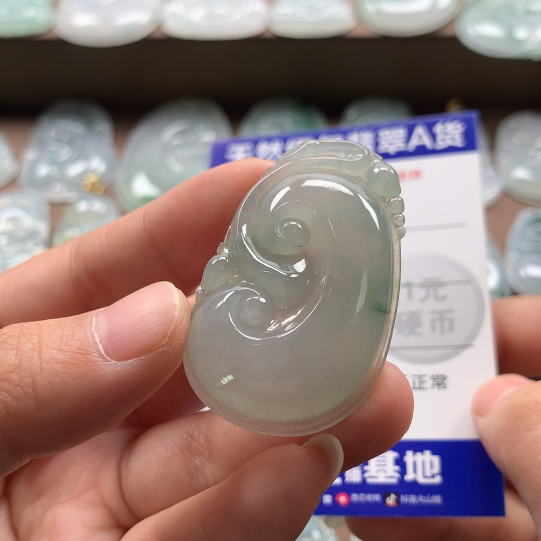 颈饰未镶嵌翡翠天然翡翠