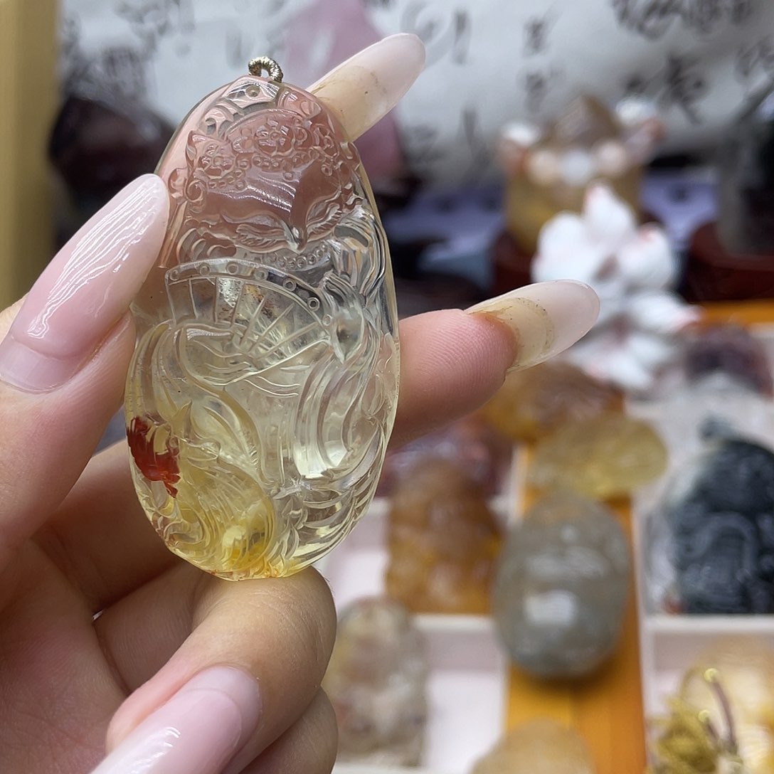 颈饰未镶嵌水晶天然