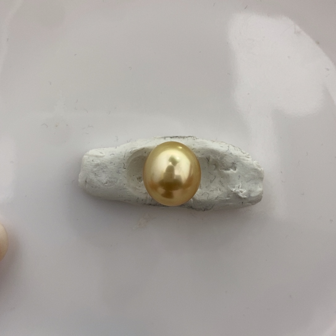 海水珍珠裸珠金珠11.8mm