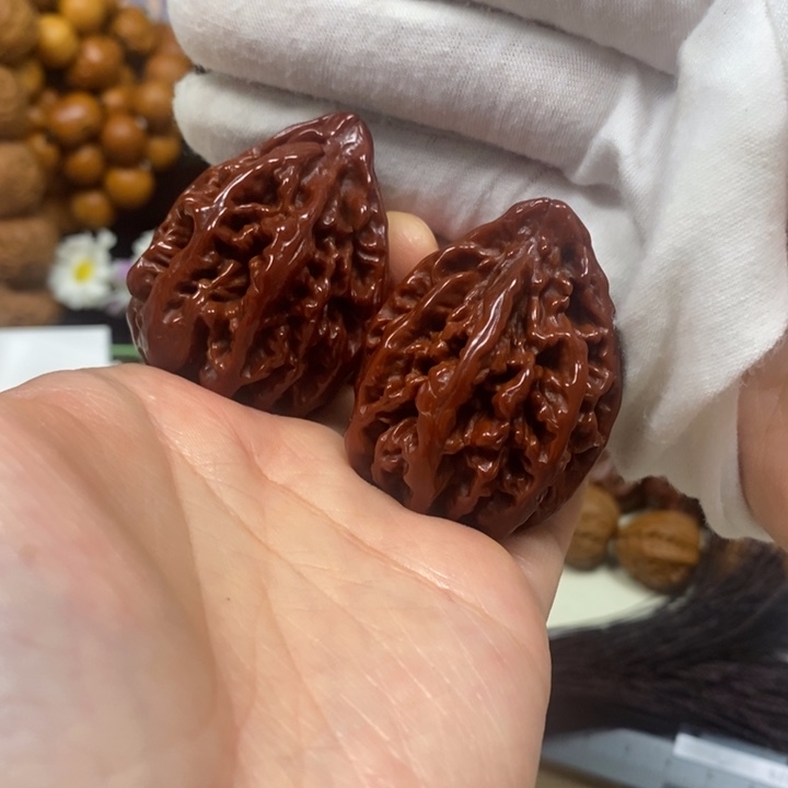 吊坠文玩核桃火焰秋子