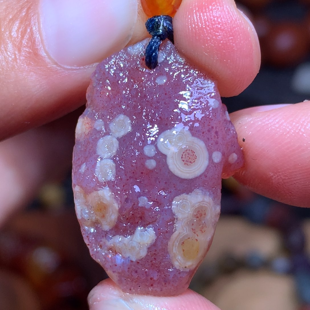 未镶嵌玛瑙/玉髓珠宝半成品