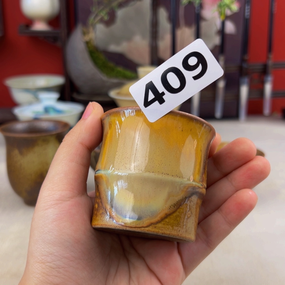 杯子纯手工柴烧主人杯