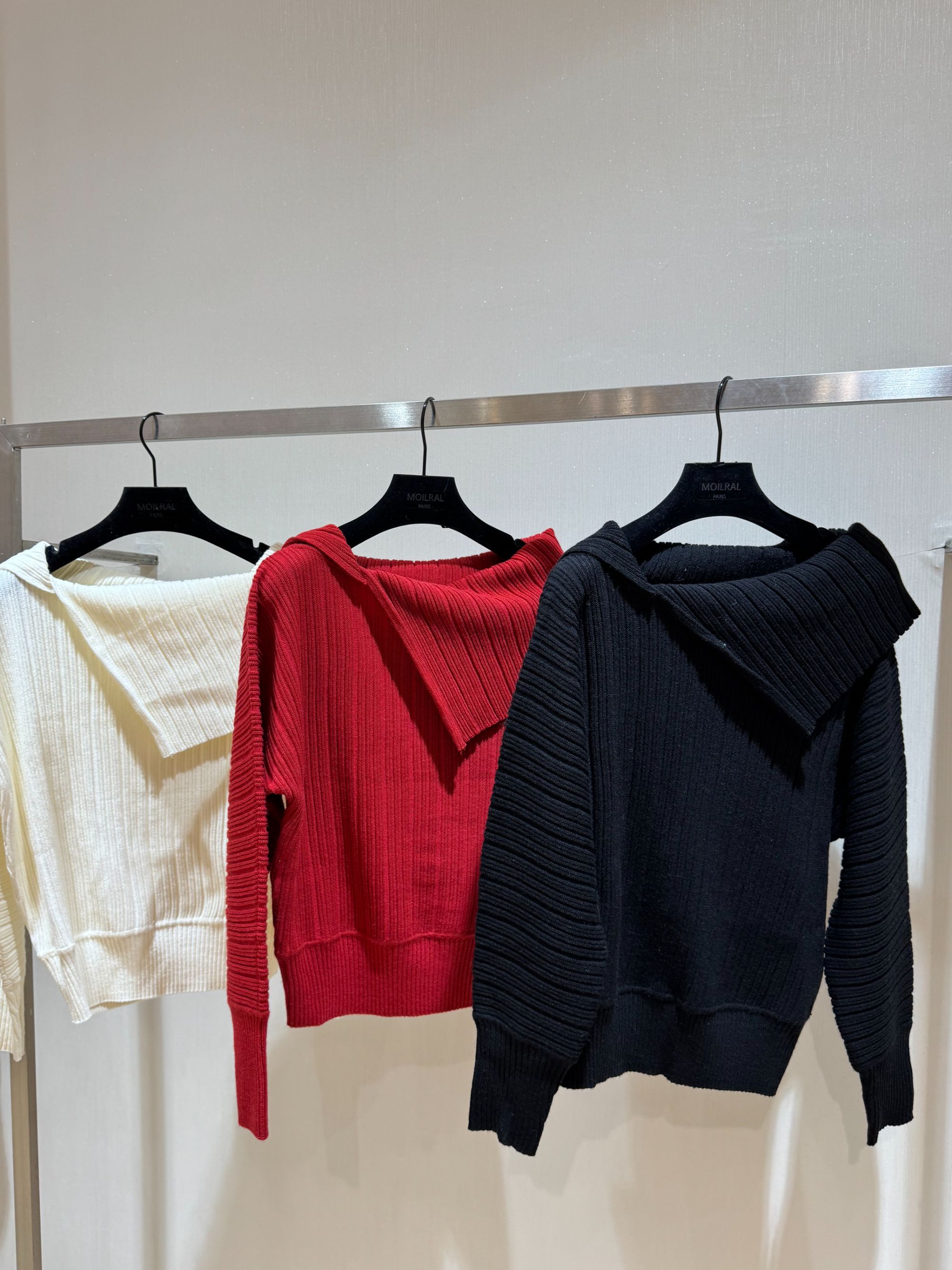 ZZ时尚百搭休闲薄款不规则套头毛针织衫