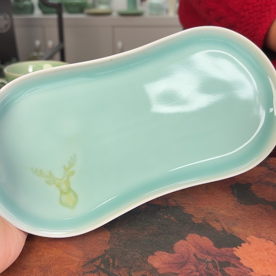 龙泉云间青瓷小米茶器