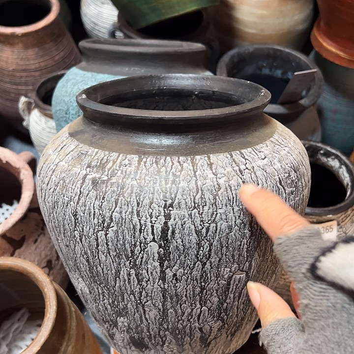 灰色坛子高20口14默认打孔