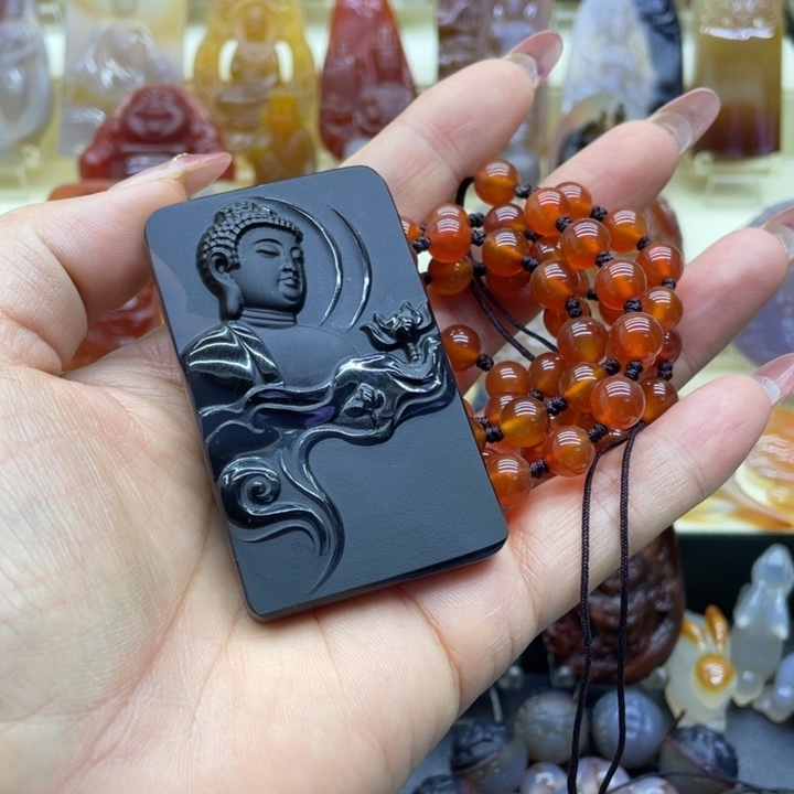 玛瑙/玉髓吊坠(赠链)未镶嵌٩****?吊坠