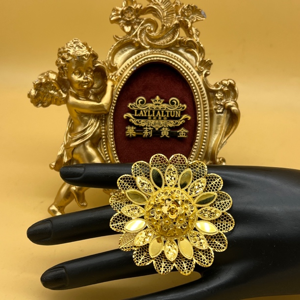 A播 26.17g 足金999戒指d