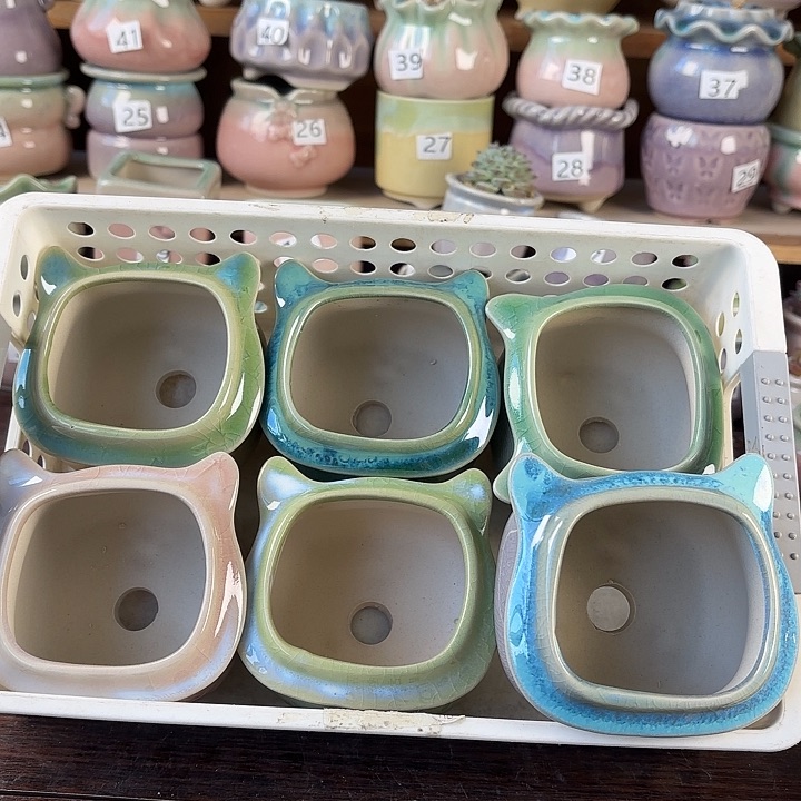 红陶量货/口高深浅搭配发6个