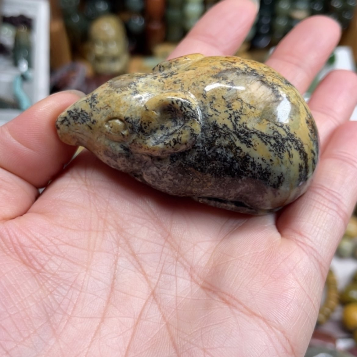 【闪购商品】岫岩河磨玉（透闪石质玉）手把件未镶嵌