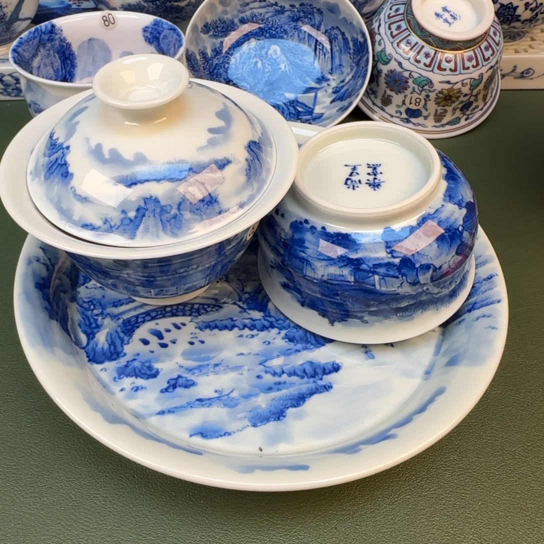 彦祖纯手工手绘茶具