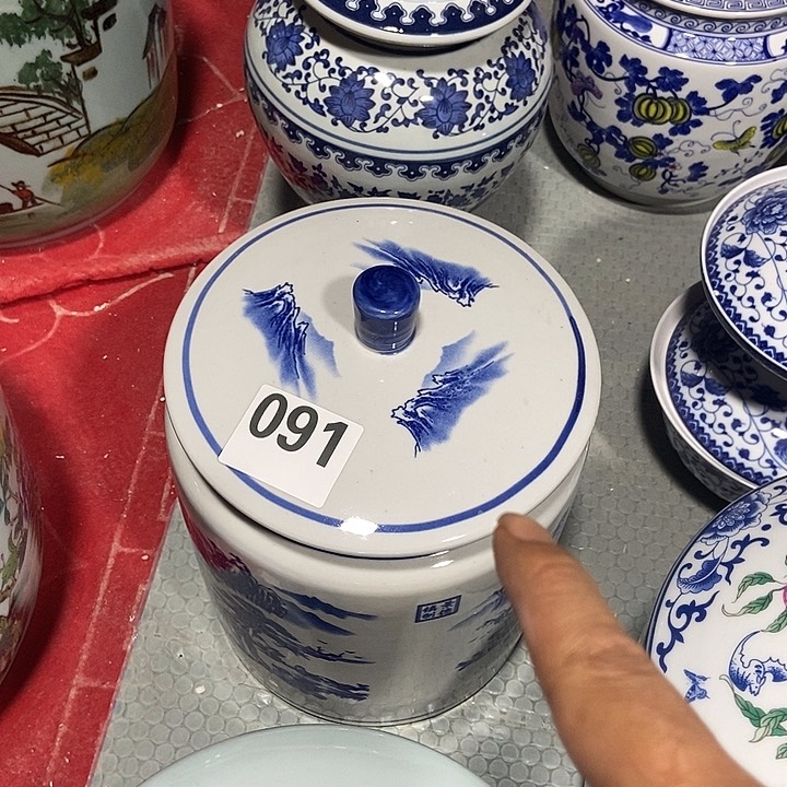 瓷片景德镇陶瓷罐091