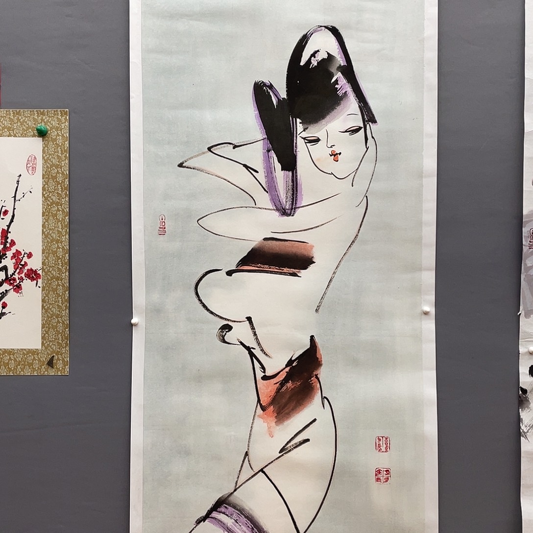 股***边国画长乐轩画坊书画作品