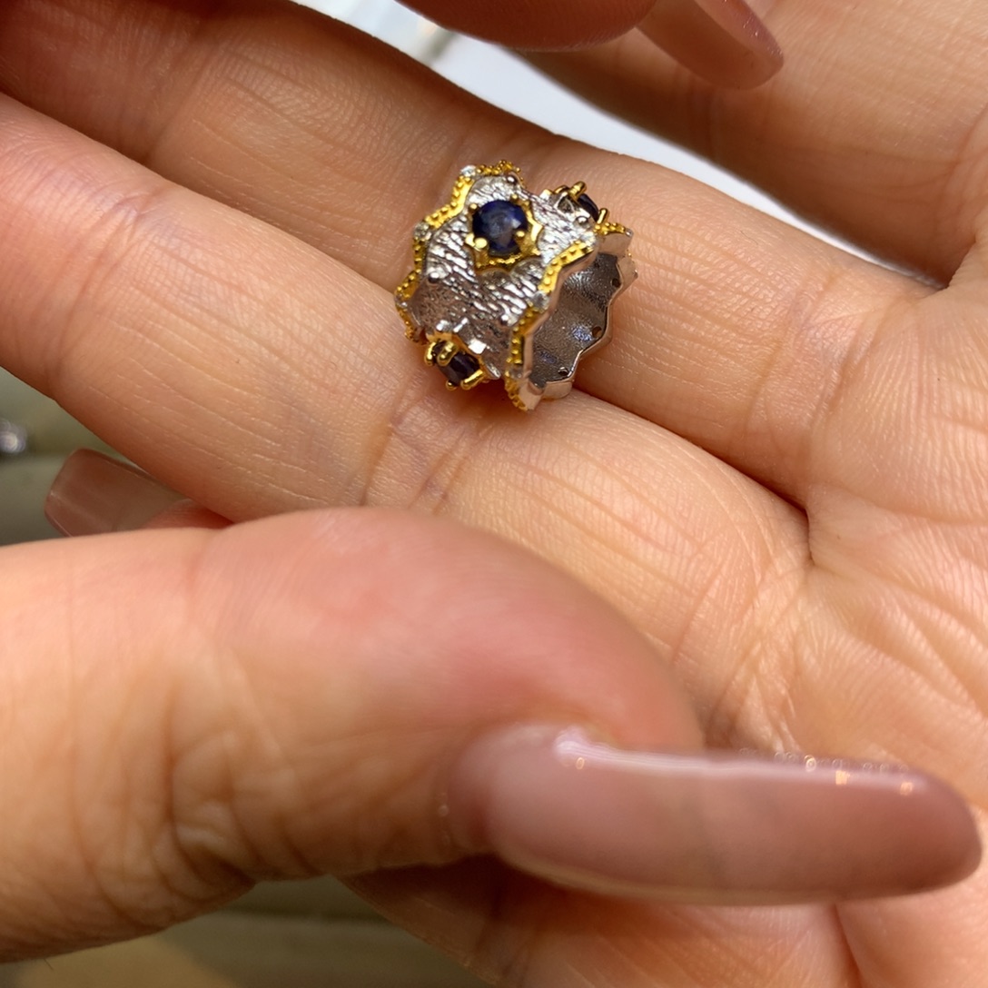 颈饰蓝宝石银S925镶嵌