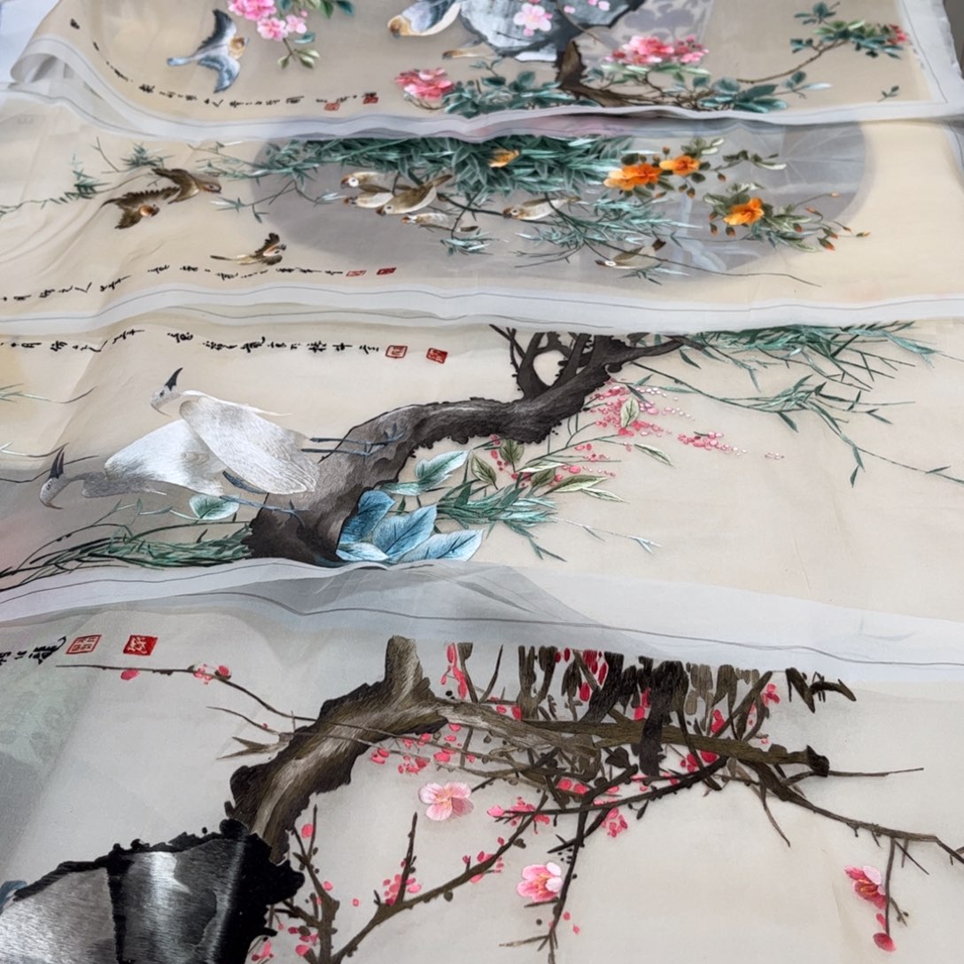 织绣趴*熊苏州刺绣设计风格搭配