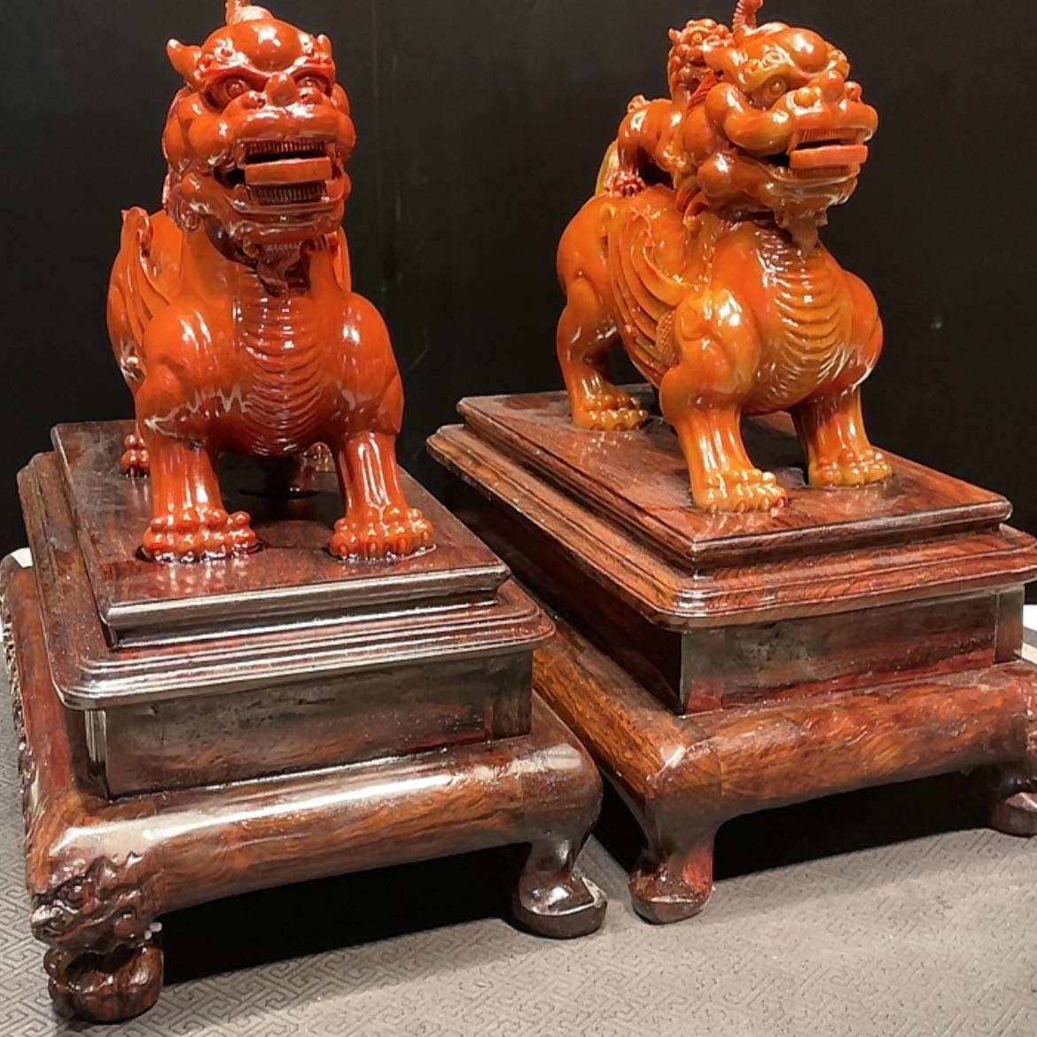 【闪购商品】寿山石红***·皮秋摆件工艺品