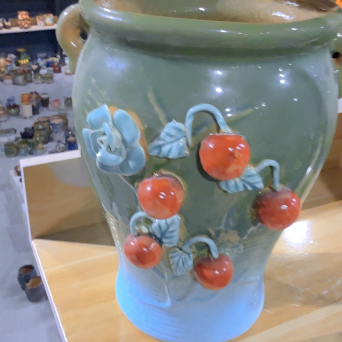 紫砂花盆粗陶盆醋