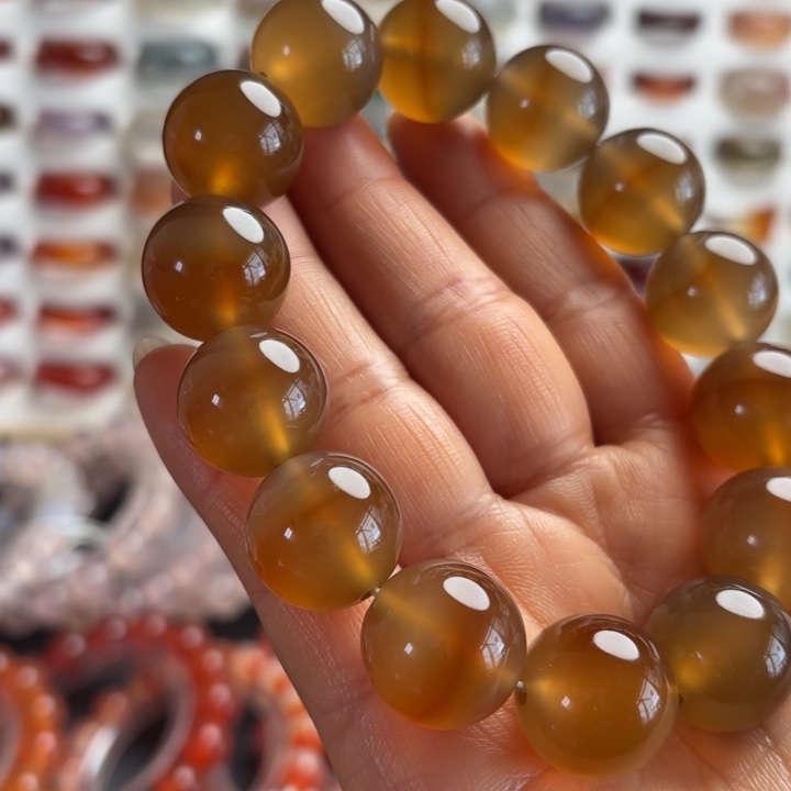 玛瑙/玉髓未镶嵌手链