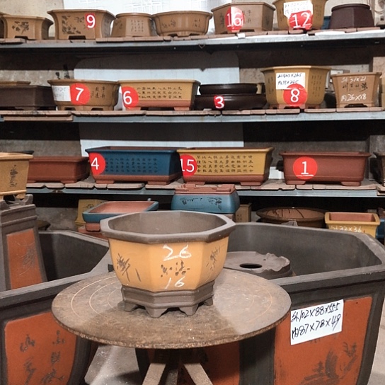 紫砂紫砂花盆包邮