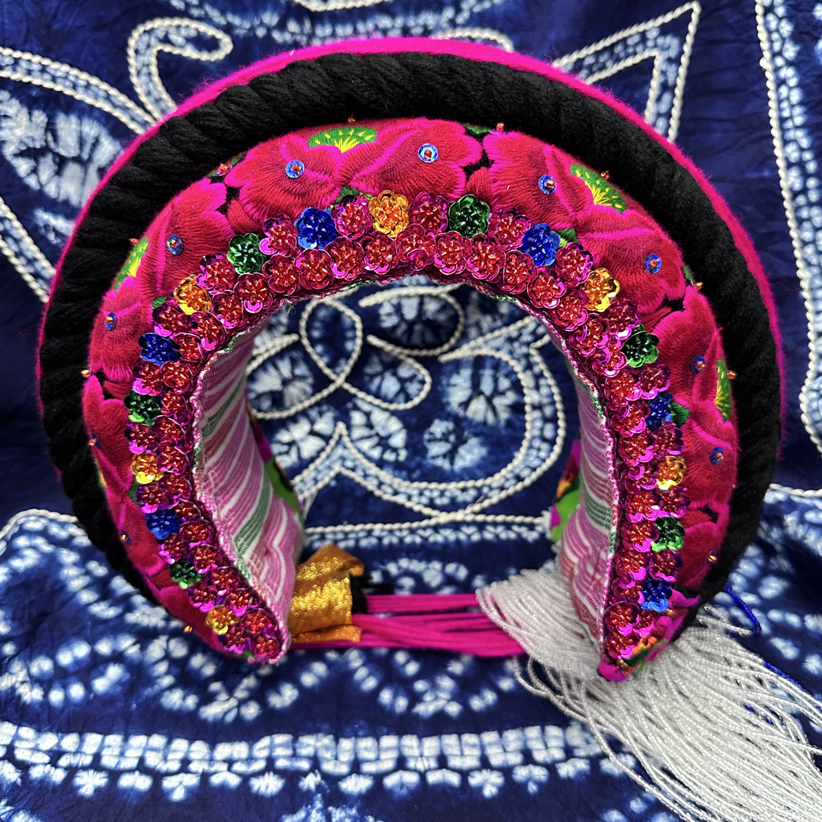 民族风帽子纯手工白族服饰