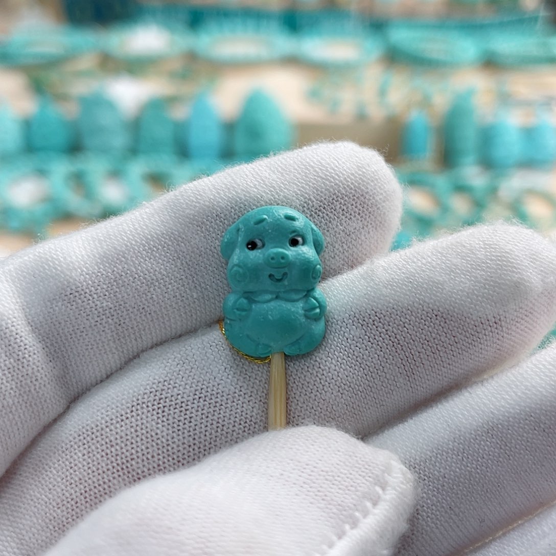 绿松石珠宝奇石未镶嵌