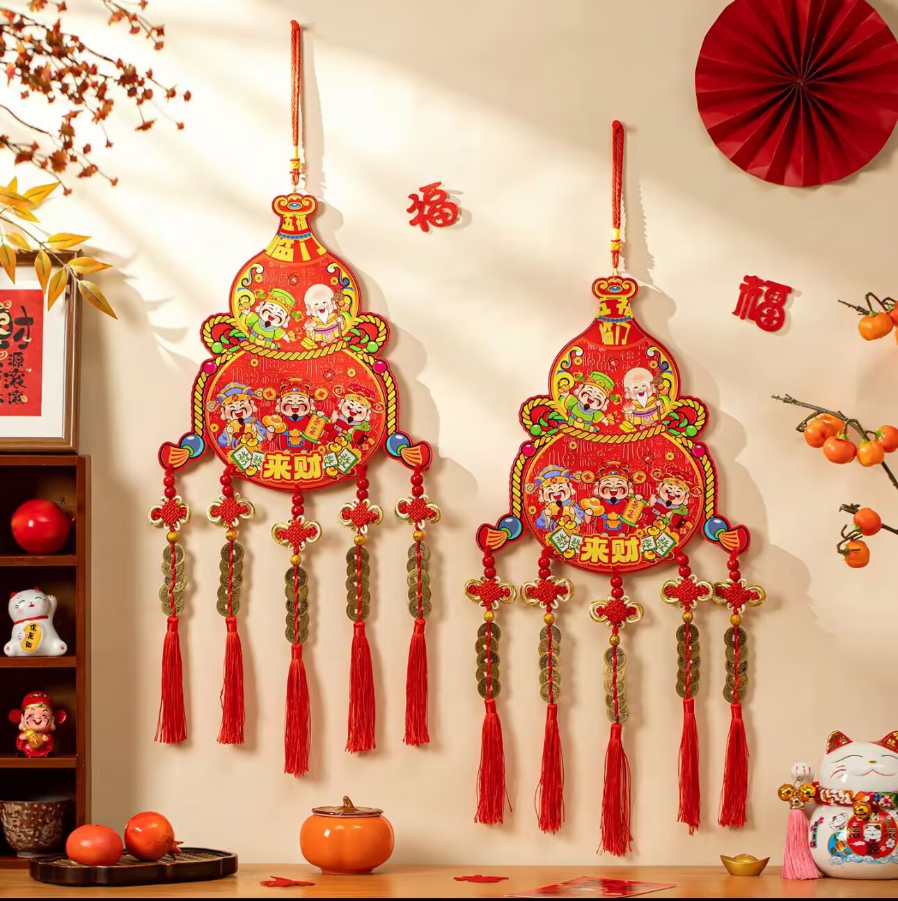 葫芦流苏装饰挂件适合乔迁春节元旦新年客厅布置挂饰