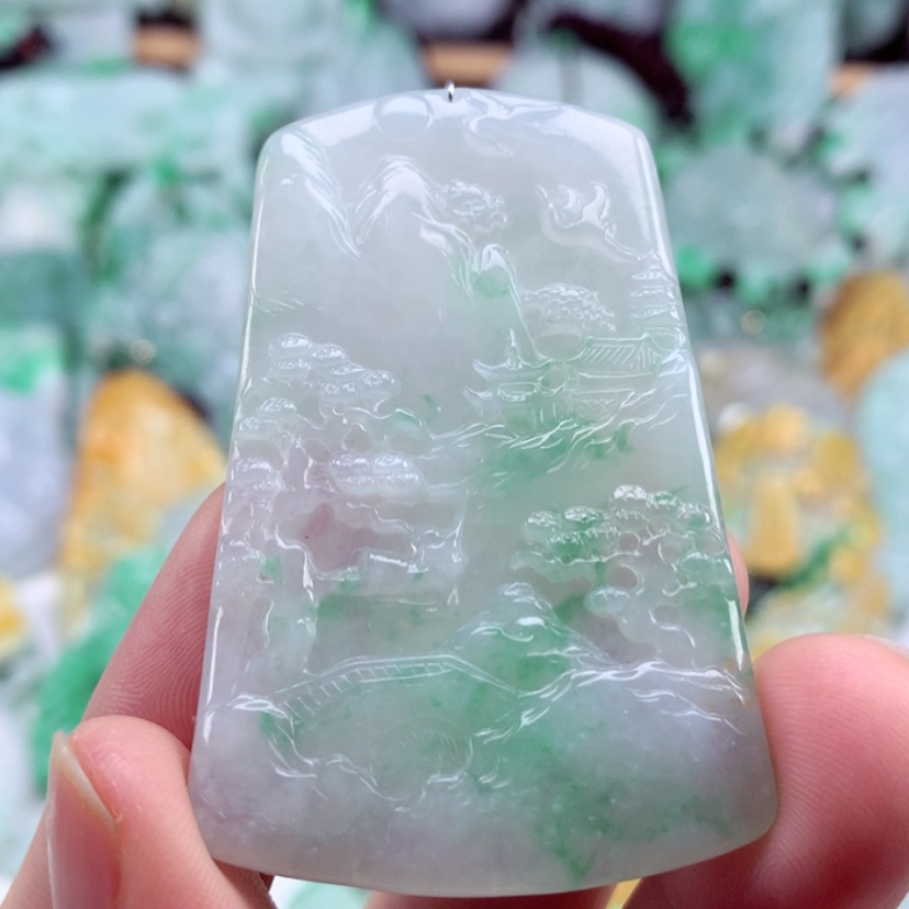 【闪购商品】翡翠吊坠(不含链)未镶嵌