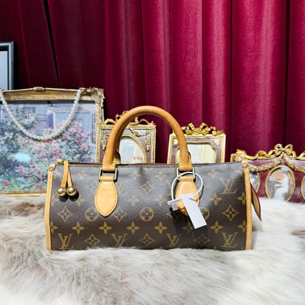 95新 LouisVuitton/路易威登 全原装三角金球手提LY0056