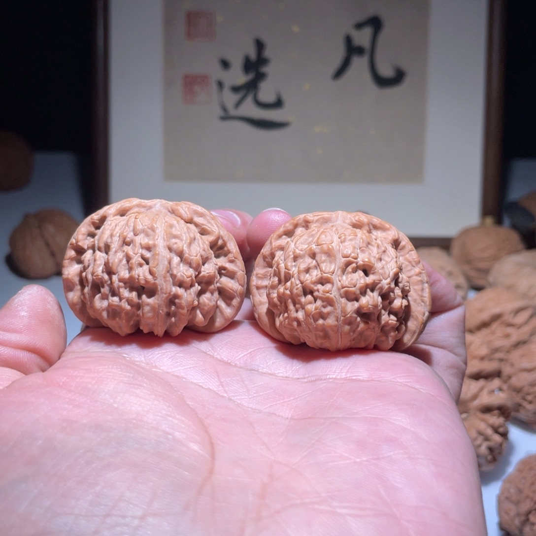 吊坠文玩核桃球白