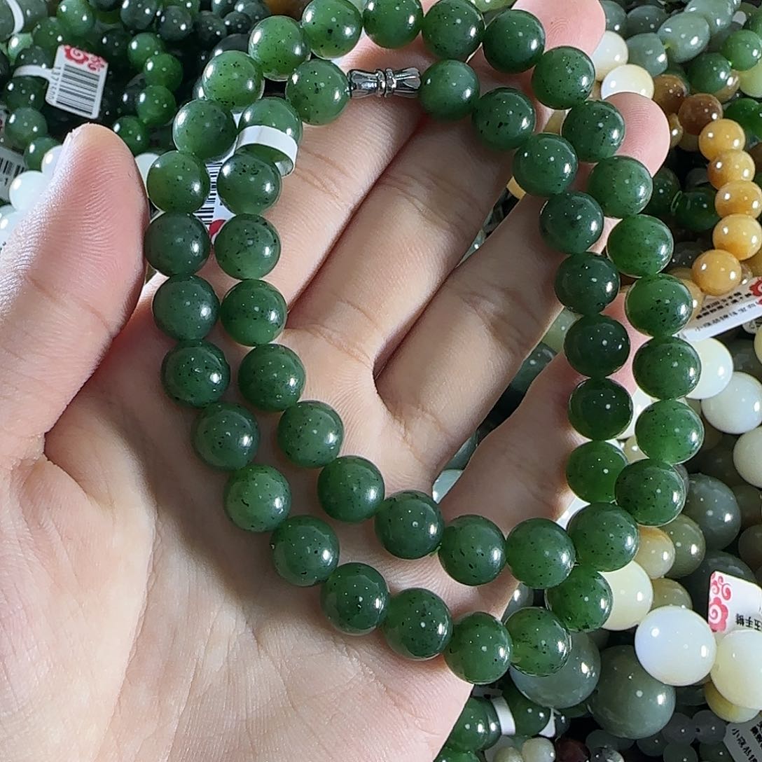 和田玉手链未镶嵌216