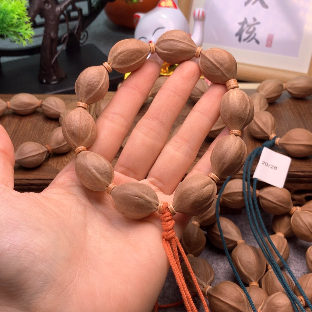 橄榄核手串/手链耂*劉梅林铁核1925