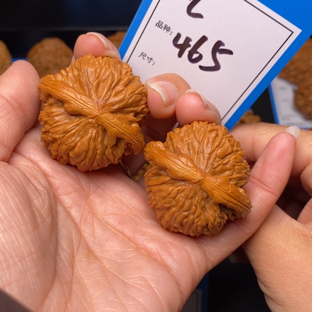 文玩核桃把件40白狮子465