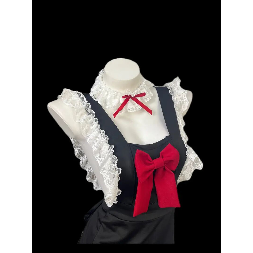 甜心管家纯欲cos万圣节法式甜美少女厨娘软蕾丝睡裙女仆装