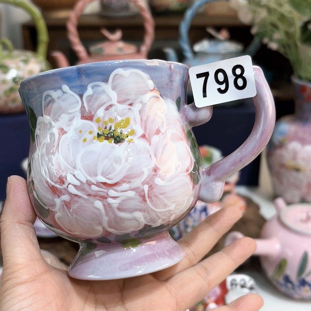 景德镇手绘高温釉下彩陶瓷茶具