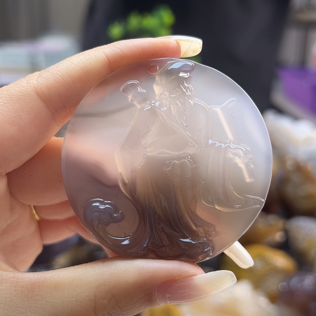 玛瑙/玉髓未镶嵌吊坠(不含链)