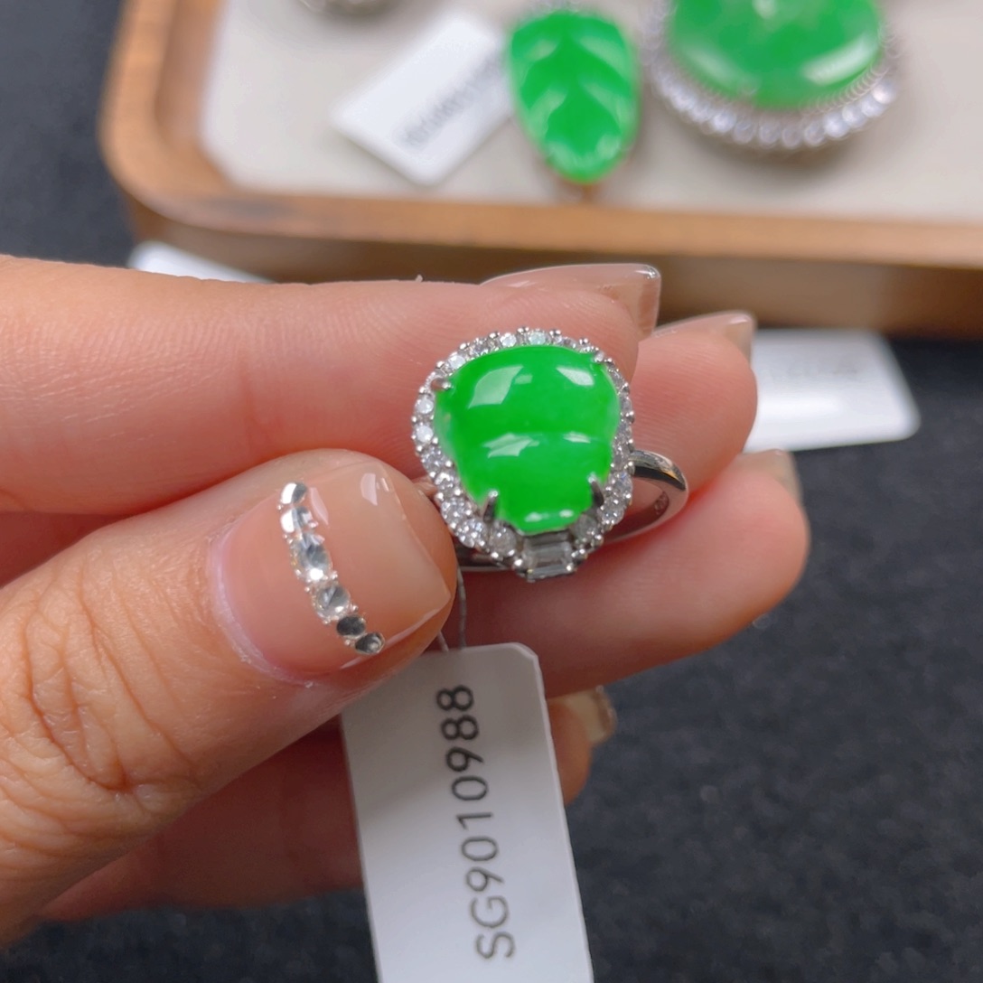 翡翠颈饰银S925镶嵌b b n n n