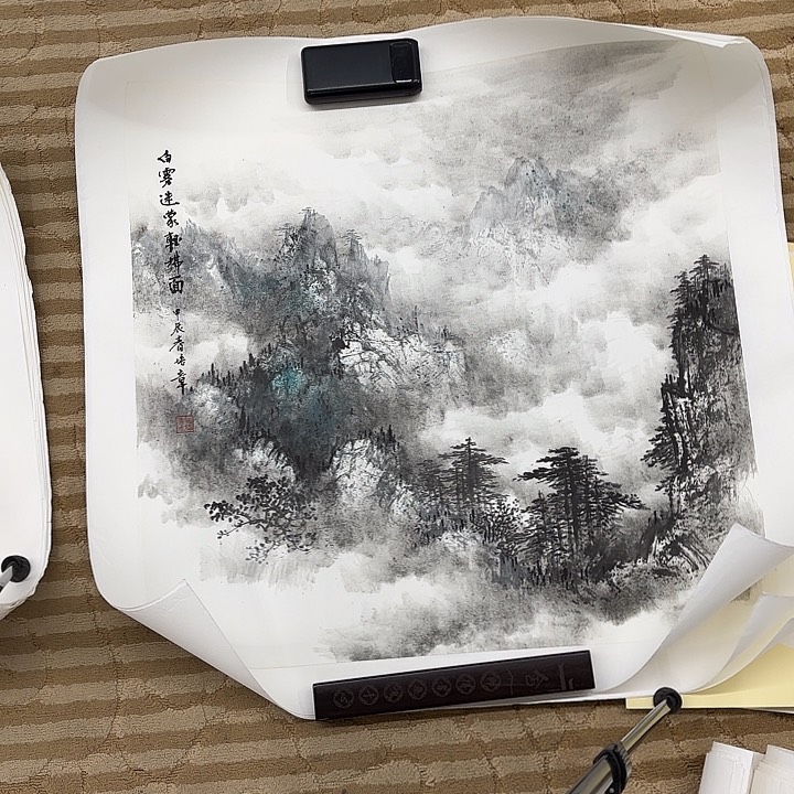 国画糖*果花鸟的翅膀和翅膀是70.70