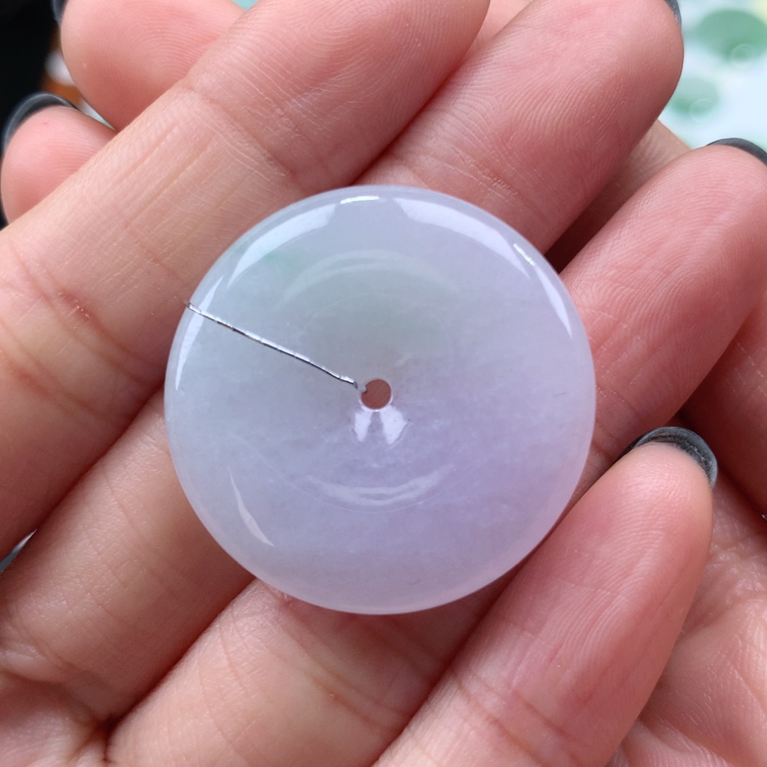 翡翠吊坠(不含链)未镶嵌平安扣