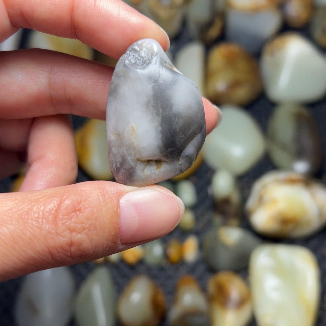 和田玉未镶嵌挂件A101