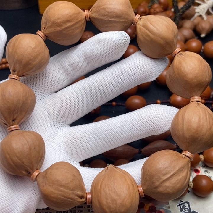 橄榄核手串/手链2.5四花