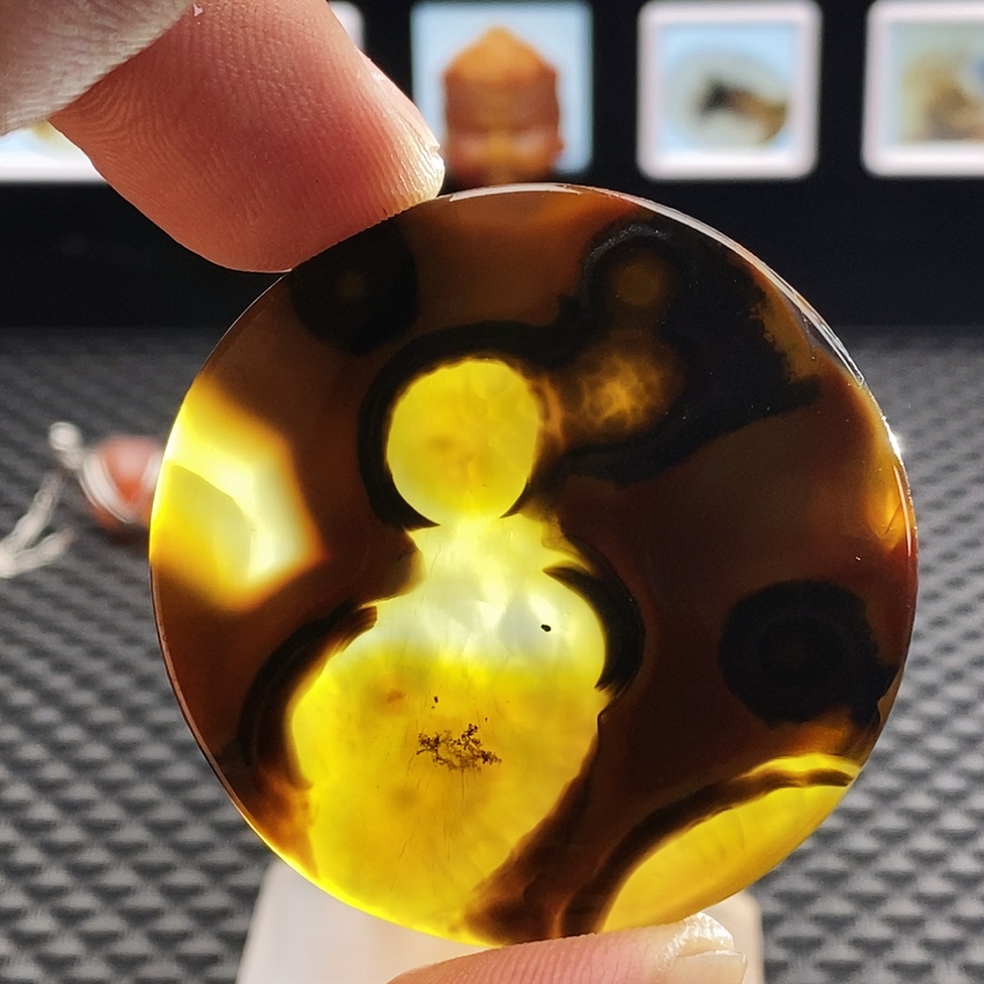 玛瑙/玉髓未镶嵌吊坠(不含链)