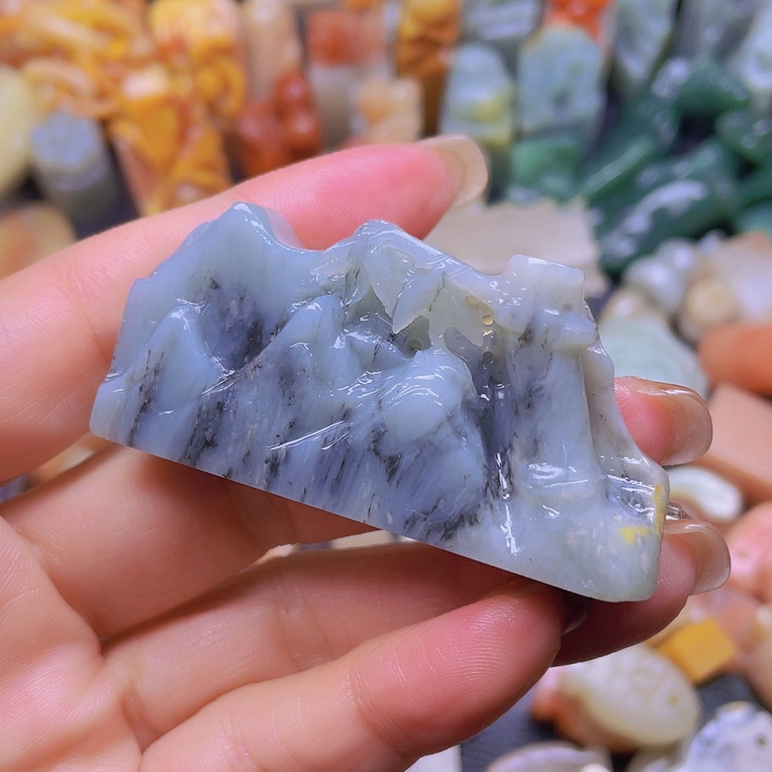 青田石印石纯手工