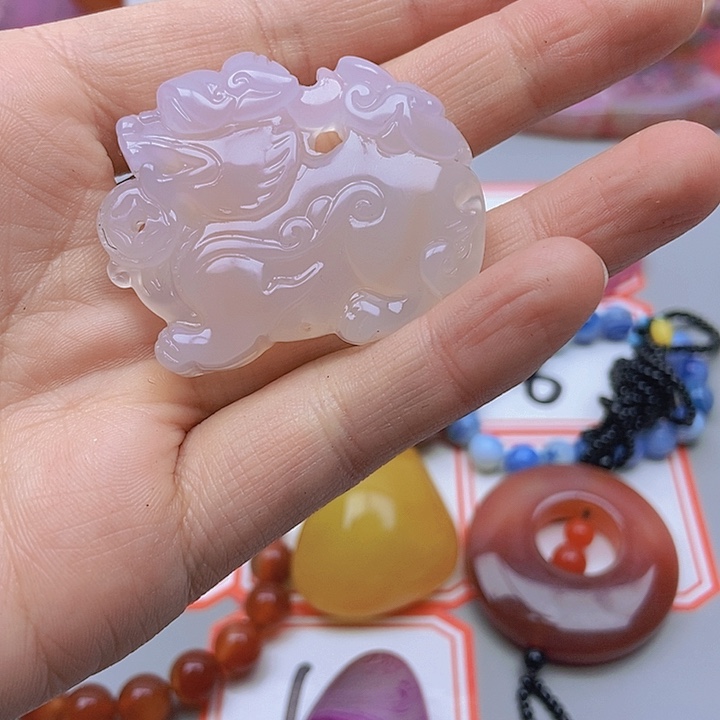 【闪购商品】玛瑙/玉髓珠宝半成品未镶嵌魁*