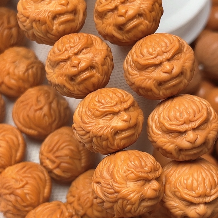 猴头核桃手串烂**糟黑