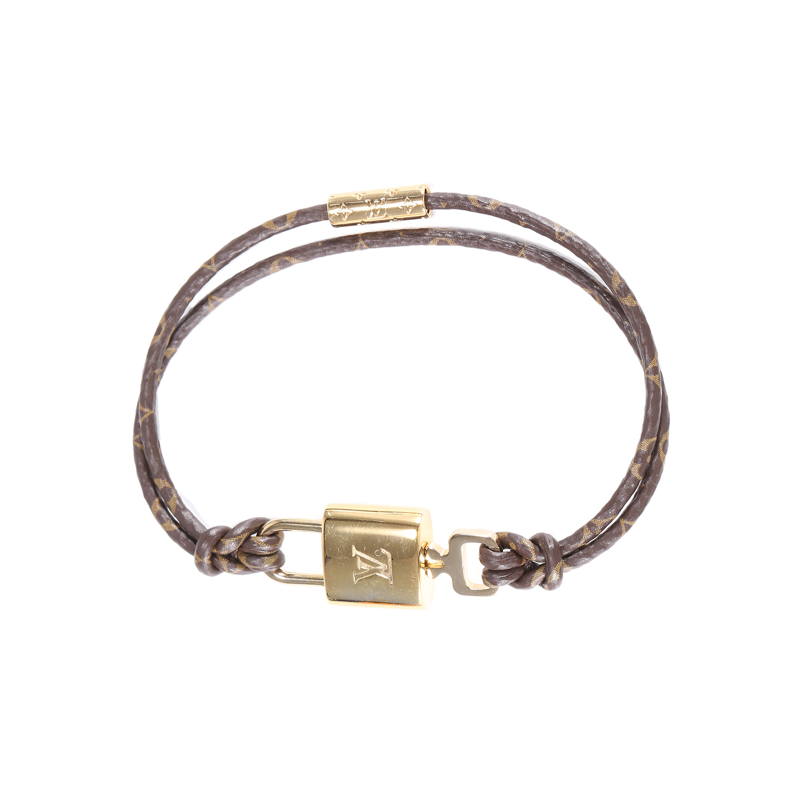 99新 LouisVuitton/路易威登  老花手绳手链 合金 P244487095